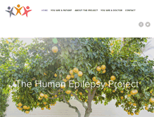 Tablet Screenshot of humanepilepsyproject.org